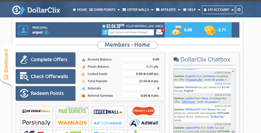 DollarClix screenshot 2