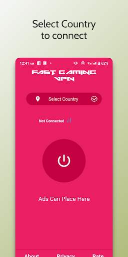 Fast Gaming VPN - Secure Proxy screenshot 1