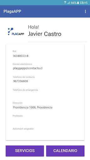 Plagapp screenshot 1