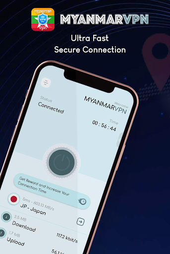 VPN Myanmar - get Myanmar VPN screenshot 1