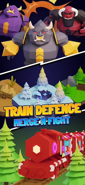 Train Defense: Merge N Fight Mod screenshot 1