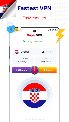 Croatia VPN: Get Croatia IP screenshot 1