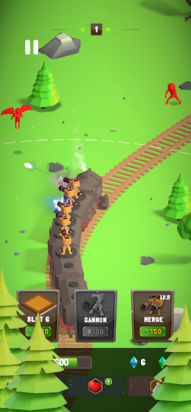 Train Defense: Merge N Fight Mod screenshot 2