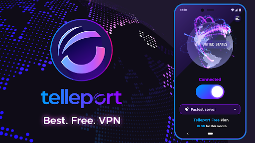 Telleport - VPN Secure Network screenshot 1