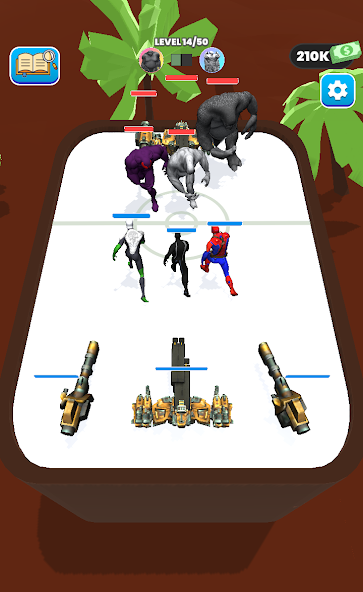 Merge Master Superhero Battle Mod screenshot 2