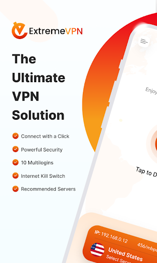 ExtremeVPN - Secure & Fast VPN screenshot 1
