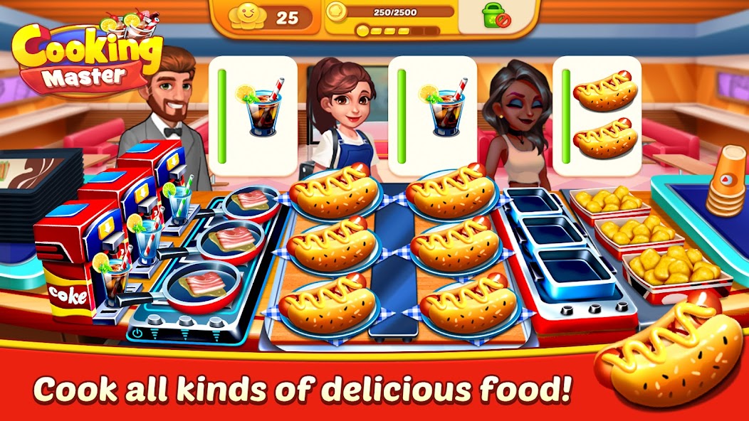 Cooking Master:Restaurant Game Mod screenshot 2