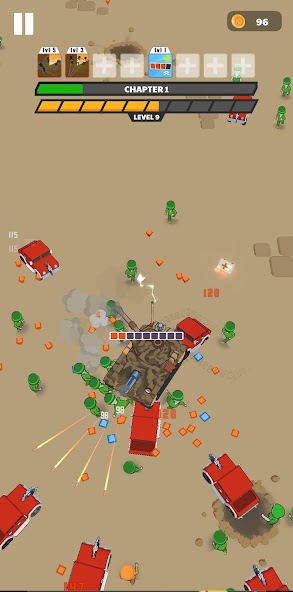 Tank Survival: Blitz War Mod screenshot 4