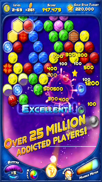 Bubble Bust! HD Bubble Shooter Mod screenshot 1