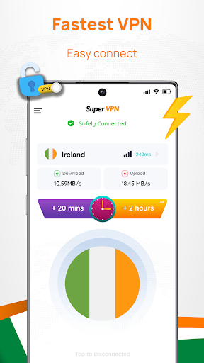 Ireland VPN: Get Ireland IP screenshot 1