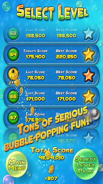 Bubble Bust! HD Bubble Shooter Mod screenshot 3