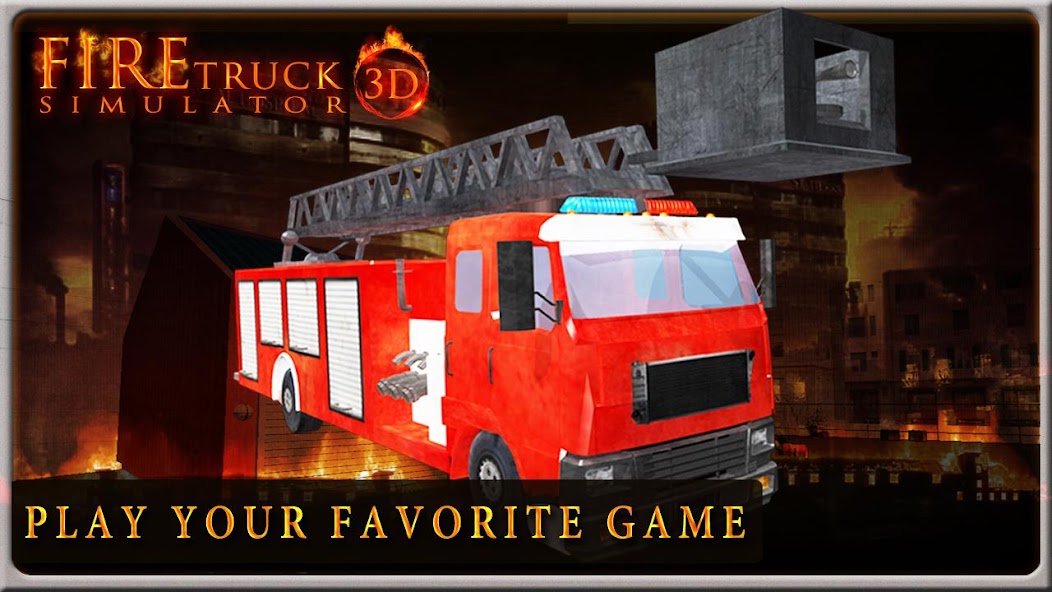 FIRE TRUCK SIMULATOR 3D Mod screenshot 2