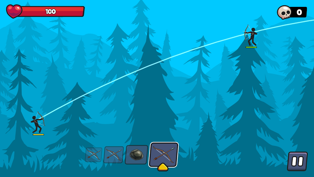 Archers Heroes Stickman's War Mod screenshot 2