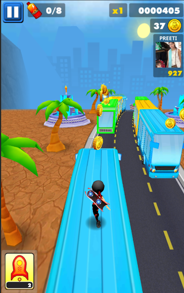 Subway Ninja Run:Surfer in the Mod screenshot 4