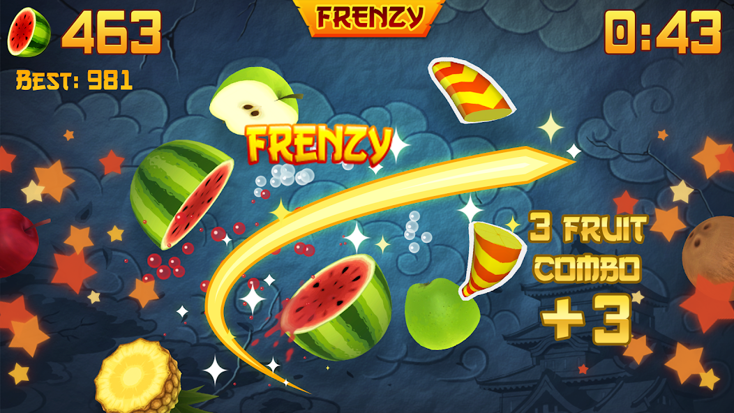 Fruit Ninja Classic+ Mod screenshot 2