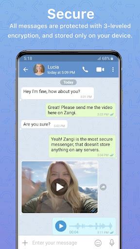 Zangi Video Messenger screenshot 1