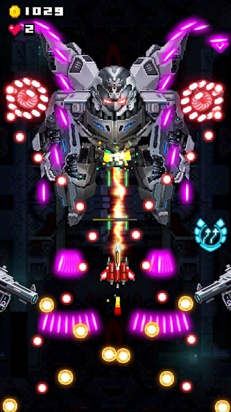 Retro Space War: Shooter Game Mod screenshot 1