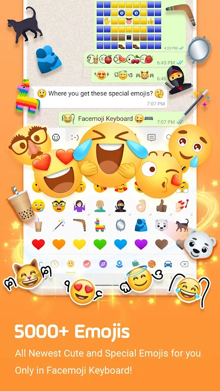 Facemoji Emoji Keyboard Pro screenshot 1