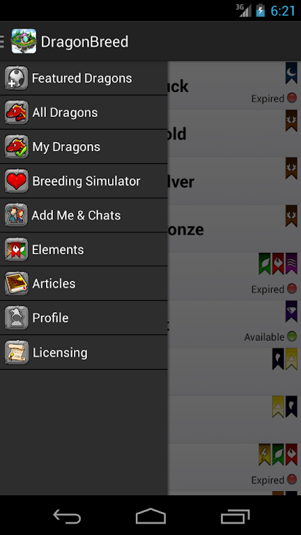 DragonBreed for DragonVale screenshot 1