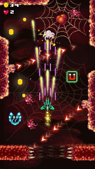 Retro Space War: Shooter Game Mod screenshot 4