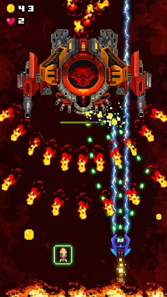 Retro Space War: Shooter Game Mod screenshot 2