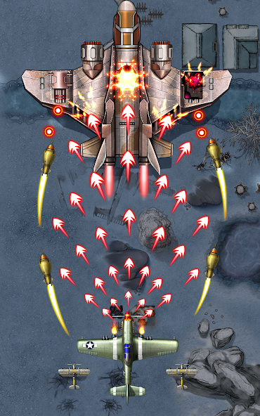 1941 AirAttack: Airplane Games Mod screenshot 3