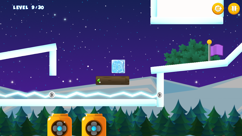 Icy Purple Head - Super Slide Dash screenshot 3