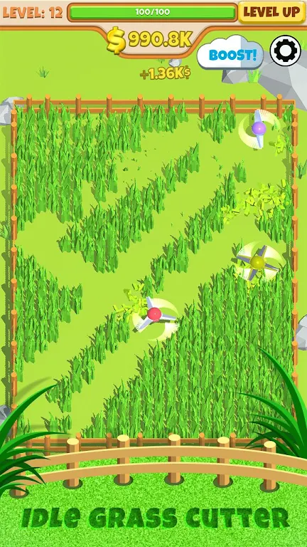 Idle Grass Cutter Mod screenshot 2