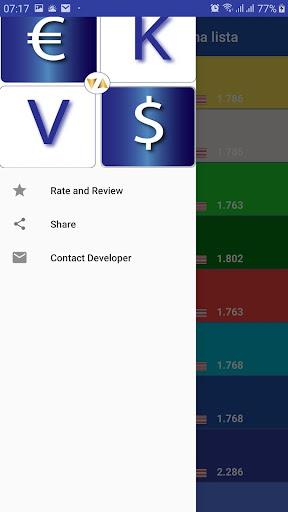 Konvertor valuta/kursna lista screenshot 1
