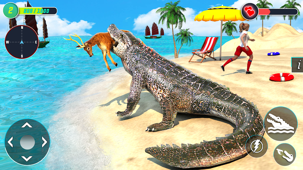 Crocodile Games: Animal Games screenshot 1