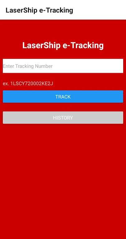 LaserShip e-Tracking screenshot 1