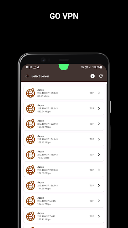 Go Vpn -Ultimate Speedx Vpn screenshot 2