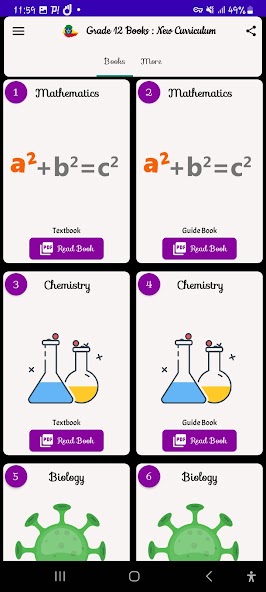 Grade 12 Books: New Curriculum Mod screenshot 1