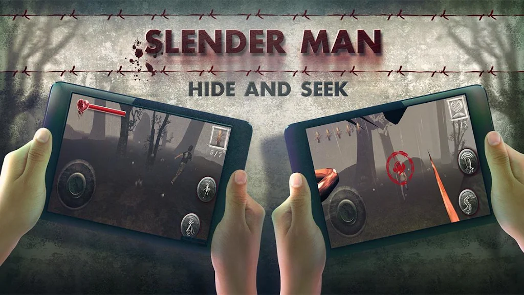 Slenderman Hide & Seek Online screenshot 1