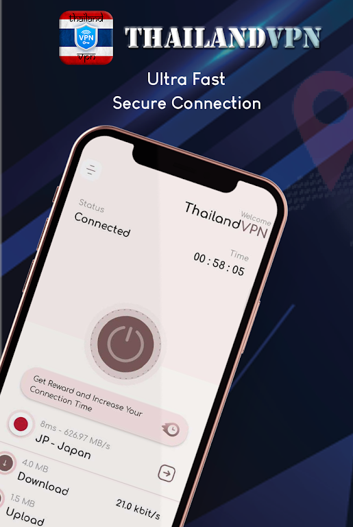 VPN Thailand -get Thailand VPN screenshot 1