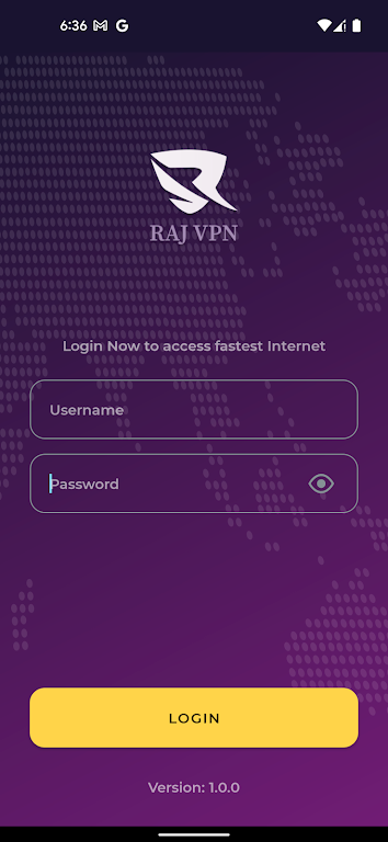 Raj VPN screenshot 1