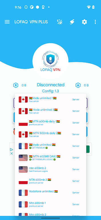 LOFAQ VPN Plus screenshot 2