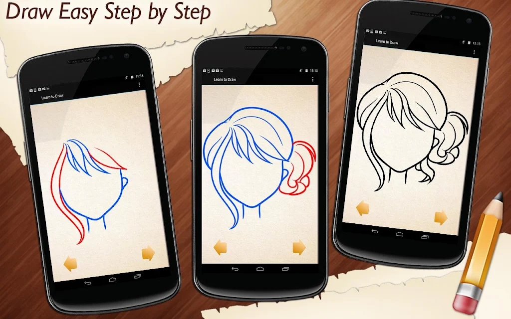 How To Draw Hairstyles screenshot 1