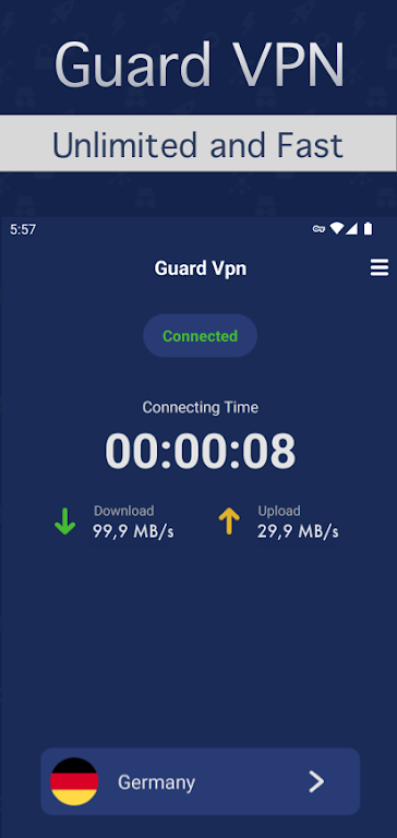 Guard Vpn - Unlimited Servers screenshot 1