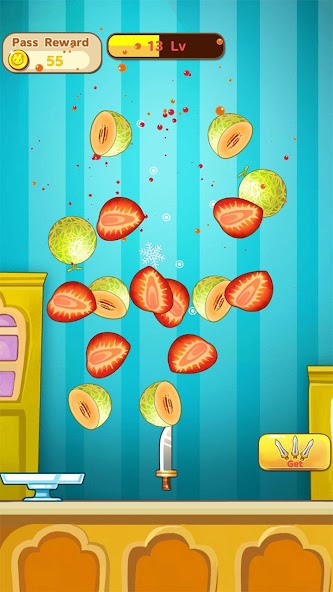 Fruit Fighter - Slash Knife Mod screenshot 1