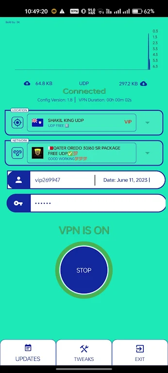 SHAKIL KING UDP - Secure VPN screenshot 2