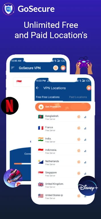 GoSecure - Super Fast Safe Vpn screenshot 2