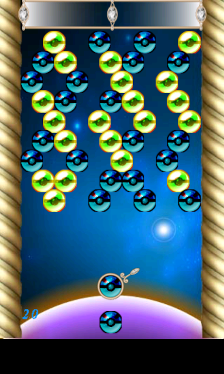 New Poki-mon Bubble Shooter screenshot 1