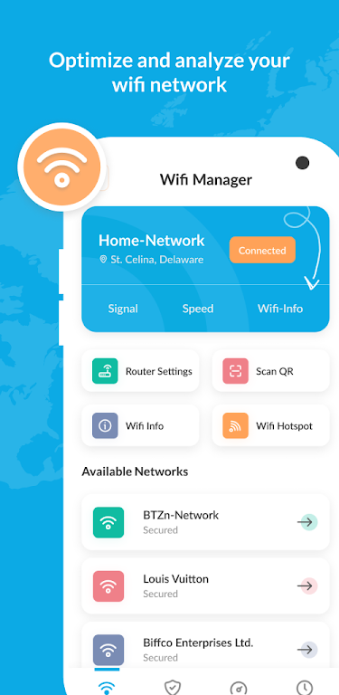 Wifi Hotspot Manager - VPN+ QR screenshot 1