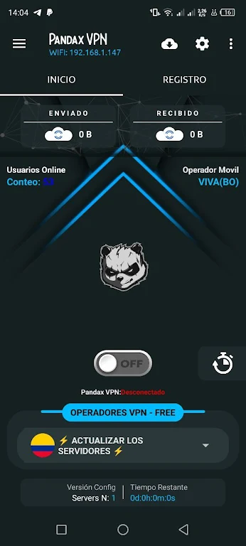 Pandax VPN screenshot 1