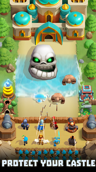 Wild Castle: Tower Defense TD Mod screenshot 1