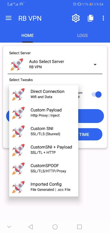 RB VPN screenshot 2