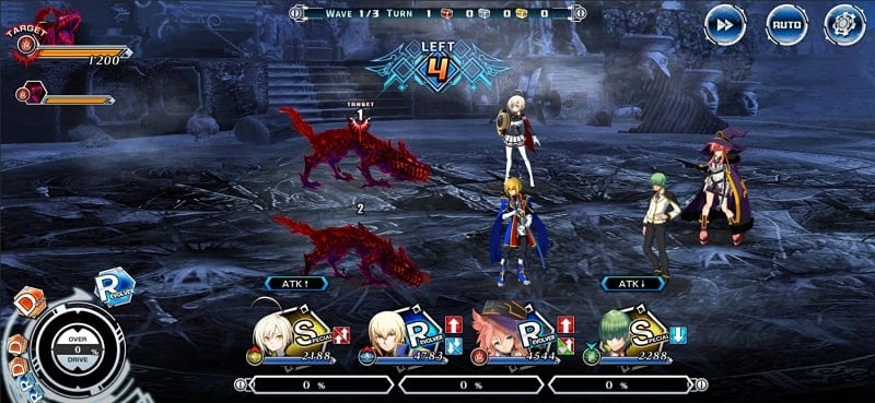 BLAZBLUE ALTERNATIVE DARKWAR screenshot 3