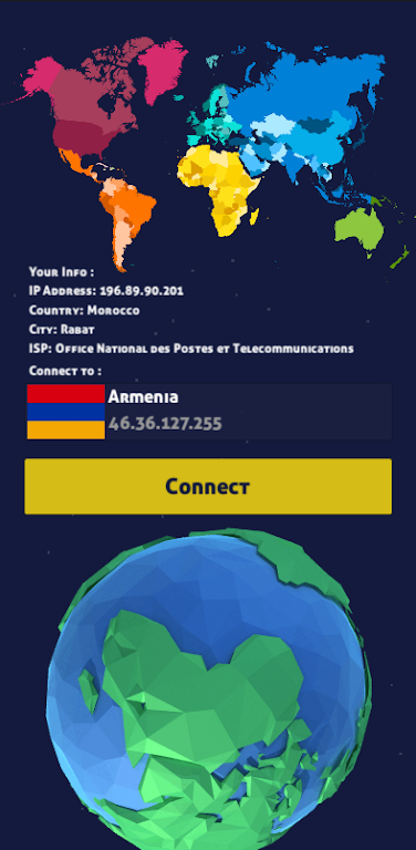 VPN Armenia - IP for Armenia screenshot 3