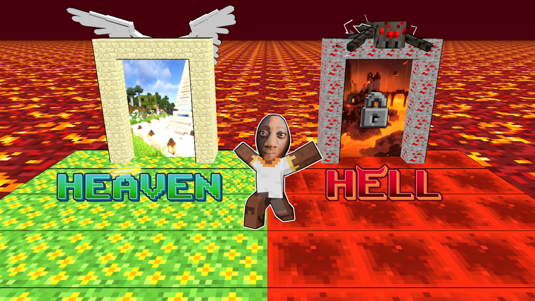 Jump Up Challenge: Heaven Hell Mod screenshot 1